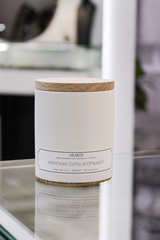 Свеча Морская соль и орхидея, гипс, 200 мл.