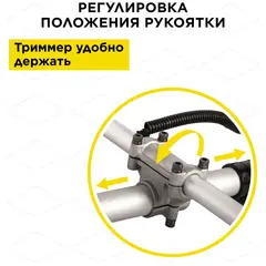 Триммер электрический DDE ET1600RV (1600 Вт верх двиг разъем прям вал ремень +диск велорул (791-899)