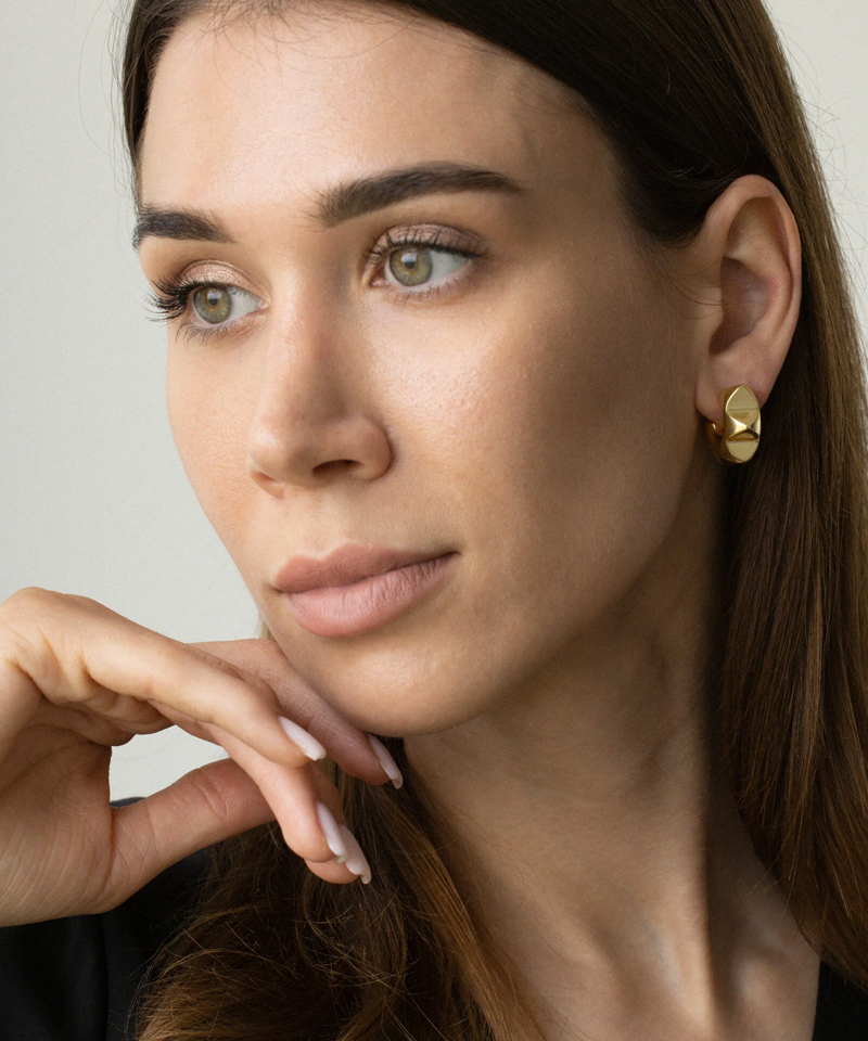 Серьги SPIKE gold