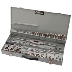 Набор метчиков и плашек M5 -M20 HSS-G 47пр Volkel 49301