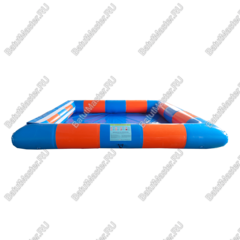 Квадратный надувной бассейн «Зебра», 4*4*0,5 м