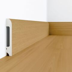 Плинтус дюрополимерный Solid UHD05/80 Дуб Медовый 80х13х2400 мм