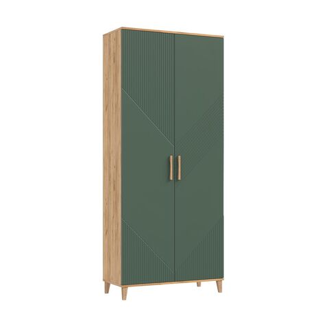 Ирис Прихожая Шкаф (Браш Мени Грин, Дуб Крафт)