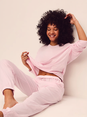 ХЛОПКОВАЯ ПИЖАМА С БРЮКАМИ