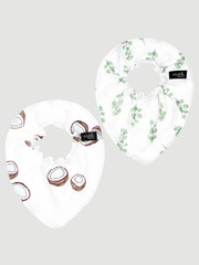 Сет из 2х нагрудников Mjölk Mini Кокосы/Эвкалипт