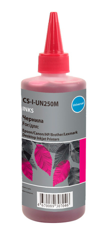 Чернила Cactus CS-I-Un250M Пурпурный / Magenta 250мл для Epson/Canon/HP/Brother Ecotank