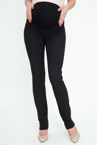 Брюки для беременных 16559 чёрный