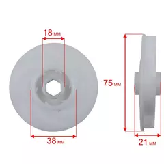 Крыльчатка QUATTRO ELEMENTI Deep 1100Pro/1500Pro  до 02/2016года (772-524-012)