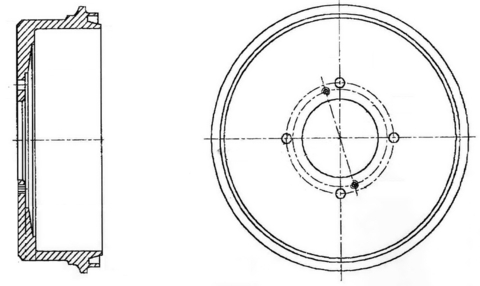 Барабан тормозной G-brake  GD-06031