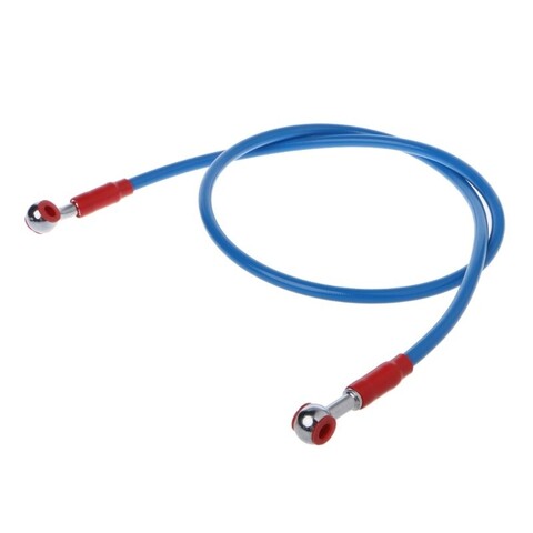 Шланг тормозной армированный  L-1200 мм, d-10 мм (синий)