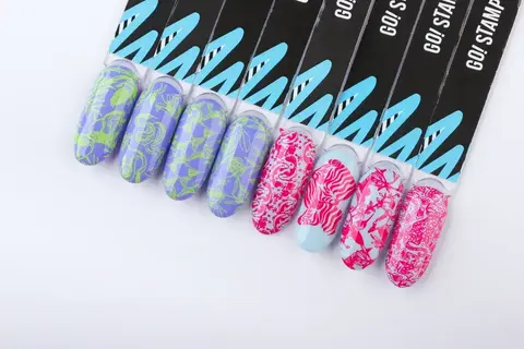 Пластина для стемпинга GO STAMP 226 Serpentina by @nail.artist.alena