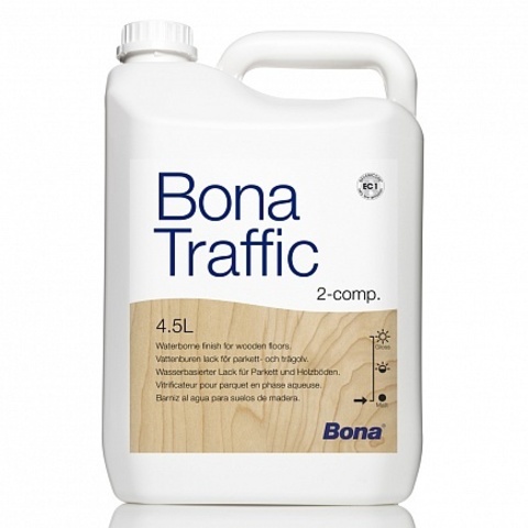 ПАРКЕТНЫЙ ЛАК BONA TRAFFIC (БОНА ТРЭФФИК) 4,95Л. МАТОВЫЙ