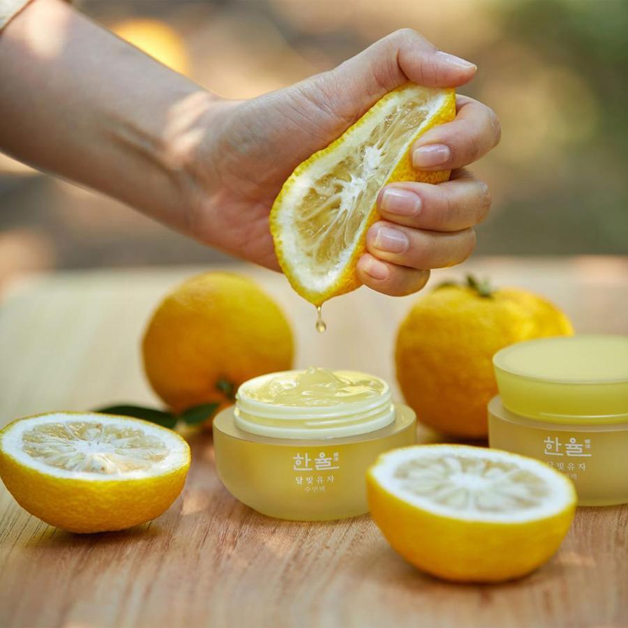 Hanyul yuja sleeping mask Ночная маска для яркости кожи купить по