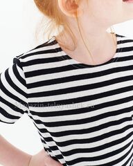 Купить черную футболку-тельняшку - Магазин тельняшек.ру 8-800-700-93-18Футболка-тельняшка детская (черная полоса) в Магазине тельняшек