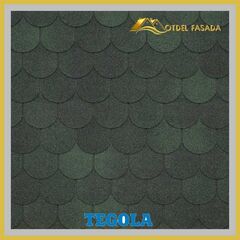 Гибкая черепица TEGOLA ASSISI Verde 473 2,9 м2