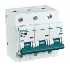 13009 Авт.выкл. 3п 100А ВА201 DEKraft