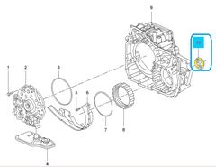 САЛЬНИК ДИФФЕРЕНЦИАЛА ПРАВЫЙ CRUZE, AVEO T300, COBALT АКПП