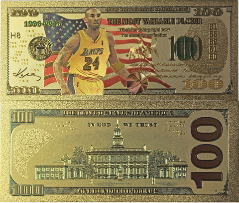 Сувенирная банкнота - Баскетболист NBA №4