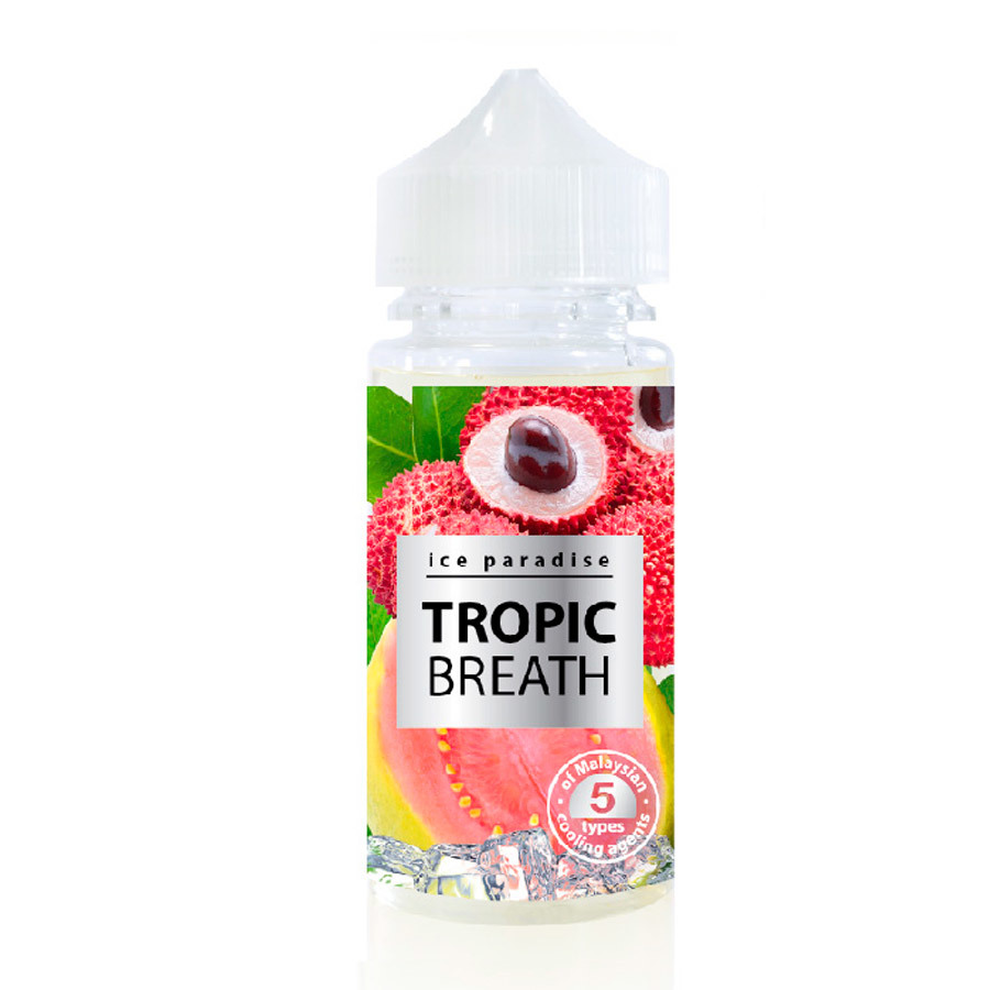 Tropical ice. Ice Paradise жидкость 100ml. Жидкость Ice Paradise 100 мл. Айс Парадайс жижа личи. Tropic Breath (гуава, личи, холодок) / Ice Paradise.