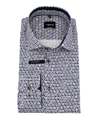 Рубашка Venti Modern Fit 103367100-200 с принтом в горошек