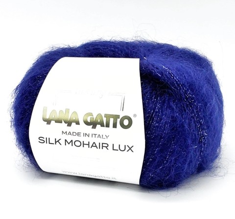 Пряжа Lana Gatto Silk Mohair Lux 6035 синий