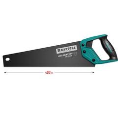 KRAFTOOL Alligator Black 11, 400 мм, ножовка для точного реза (15205-40)