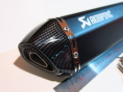 Глушитель Akrapovic 51 470 мм удлиненный чёрный