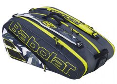 Теннисная сумка Babolat Pure Aero RHX12 - grey/yellow/white