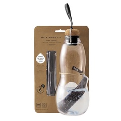 Экобутылка eau good, 800 мл, черная