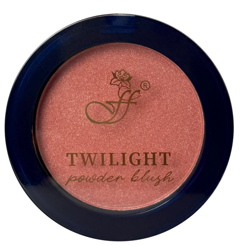Ffleur B-610 Румяна компактные TWILIGHT POWDER BLUSH тон 01 Warm Coral