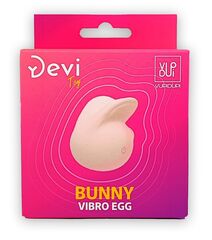 Розовое яичко-зайчик Bunny Vibro Egg - 