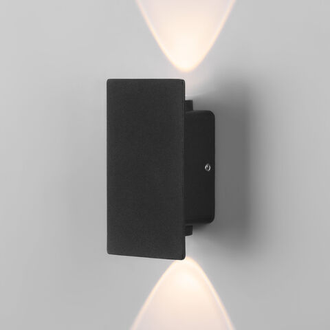 Уличный настенный светодиодный светильник Elektrostandard Mini Light 35154/D черный