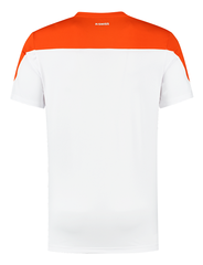 Теннисная футболка K-Swiss Tac Hypercourt Block Crew Tee 3 - white/spicy orange