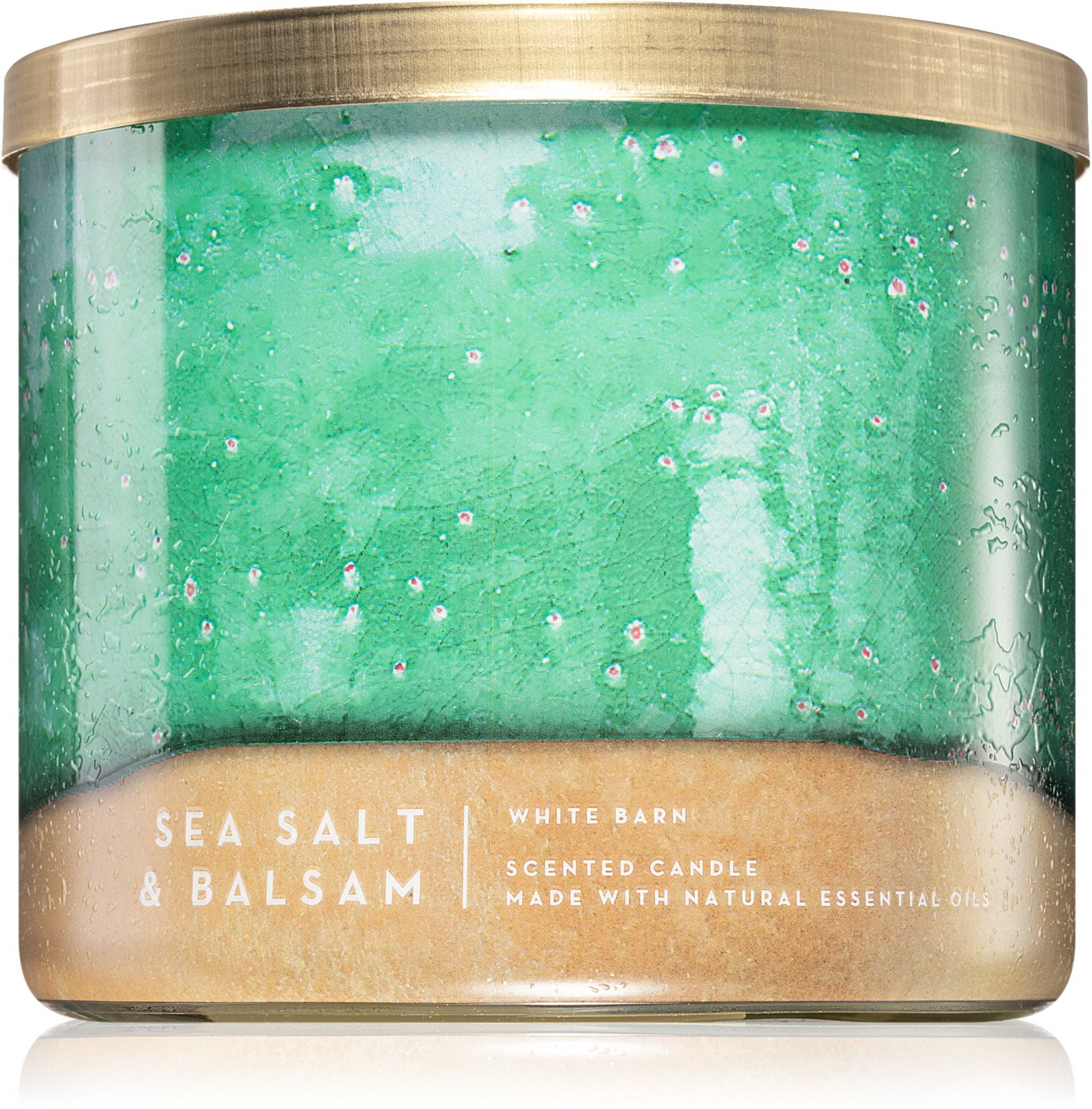 Bath & Body Works ароматическая свеча Sea Salt & Balsam купить в Москве |  Доставка по России.