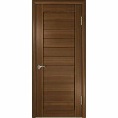 Купить Межкомнатная дверь экошпон ЛУ-21 тёмный орех глухая