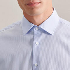Сорочка мужская Seidensticker Shaped Fit 01.293640-11 в голубую полоску