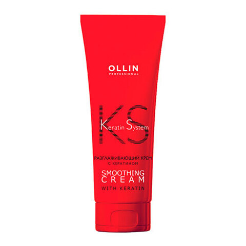 OLLIN Keratine System Smoothing Cream - Разглаживающий крем с кератином