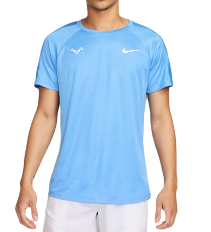 Теннисная футболка мужская Nike Rafa Challenger Dri-Fit Tennis Top - university blue/white