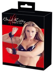 Наручники с геометрическим узором Bad Kitty Handcuffs - 