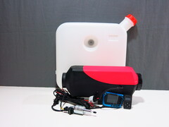 Автономный отопитель салона 12В 5 кВт B2 Чёрно-розовый