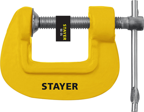 3215-025	SG-25 струбцина тип G 25 мм, STAYER