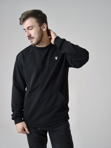 Свитшот с нашивкой «Желтый олень»