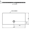 Душевой поддон 140х70 см Ideal Standard Strada T2578YK