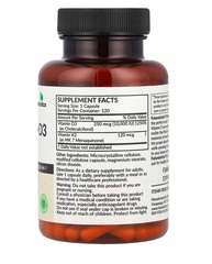 Futurebiotics Витамин K2 + D3, с повышенной силой действия, 120 капсул