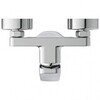 Ideal Standart BD250AA CERAPLAN Настенный смеситель для душа, монтаж на стандартных эксцентриках, металлические накладки, картридж FirmaFlow 38 мм с функцией HWTC (ограничение максимальной температуры горячей воды), без душевого гарнитура, металличес