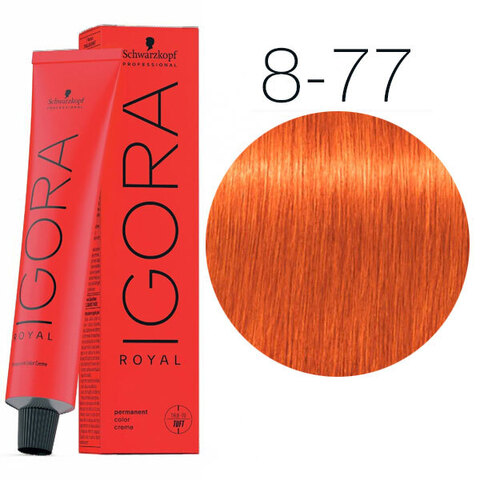 Schwarzkopf Igora Royal New 8-77 (Светлый русый медный экстра) - Краска для волос