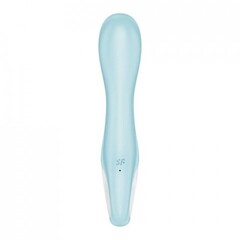 Надувной вибратор для точки-G Satisfyer Air Pump Vibrator 5+ голубой