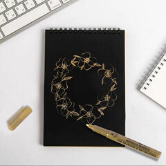 Маркер для декорирования и рисования BRAUBERG ART METALLIC, золотистый, линия 1-3мм