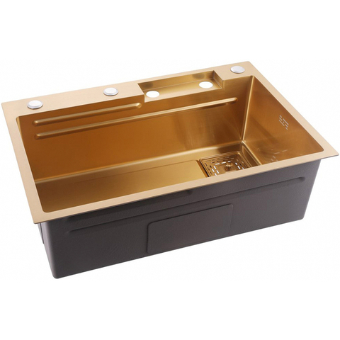 Abber AF2194G Кухонная мойка Wasser Kreis AF2194G золото матовое