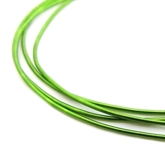 Канитель мягкая, гладкая KAN/MD, 0,7 мм глянец, яркий лайм